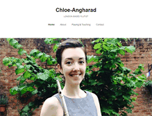 Tablet Screenshot of chloe-angharad.com